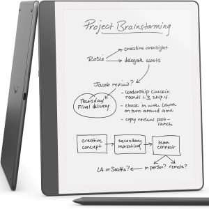 Amazon Kindle Scribe, 64GB, Includes Premium Pen, 2024, Tungsten