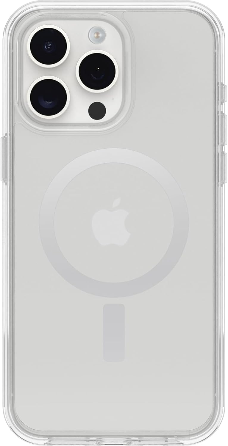 OtterBox Symmetry Series Clear Case for iPhone 15 Pro Max – Clear