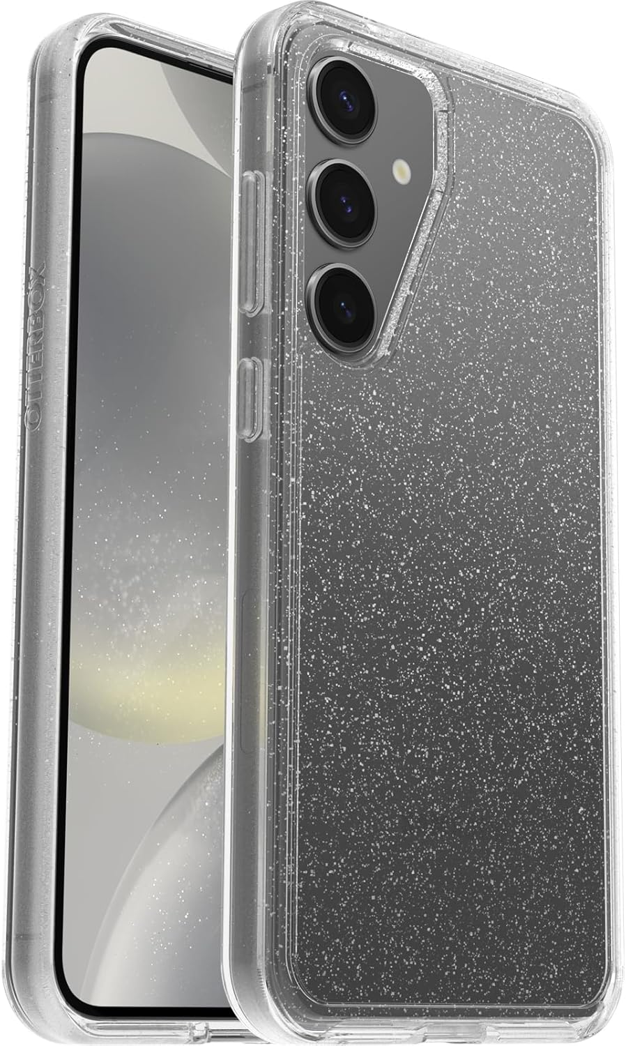 OtterBox Symmetry Series Clear Case for Samsung Galaxy S24+ – Stardust (Clear/Glitter) - Image 3