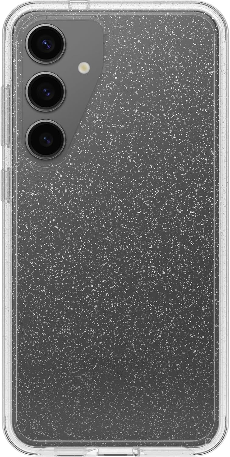 OtterBox Symmetry Series Clear Case for Samsung Galaxy S24+ – Stardust (Clear/Glitter)