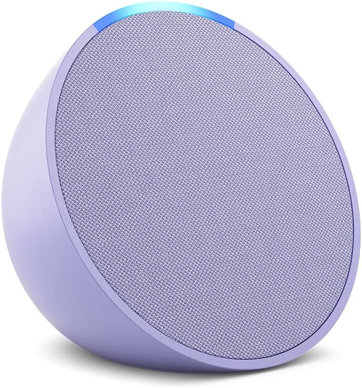 Amazon Echo Pop – Lavender Bloom (Smart Speaker with Alexa)