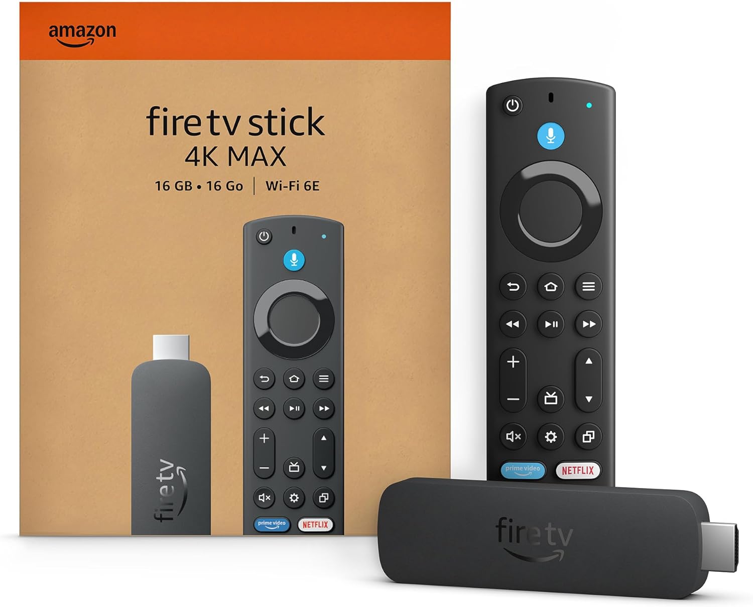 Amazon Fire TV Stick 4K Max (Wi-Fi 6, Alexa Remote)