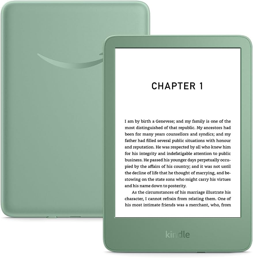 Amazon Kindle 16GB (2024) – Matcha, No Ads