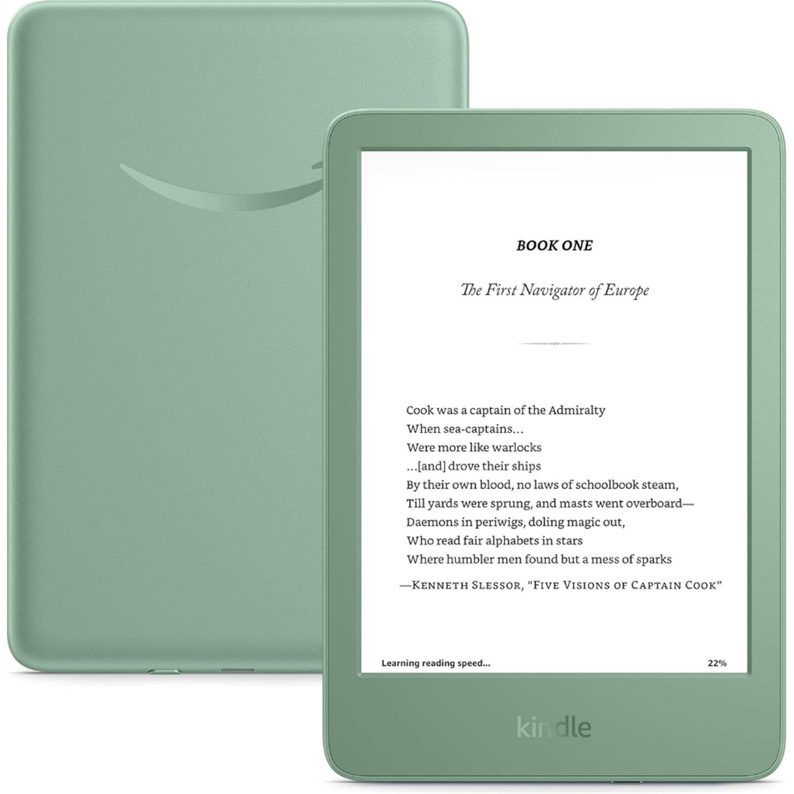 Amazon Kindle 16GB (2024) – Matcha, No Ads