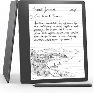 Amazon Kindle Scribe 16GB (2022) – Tungsten, Includes Premium Pen