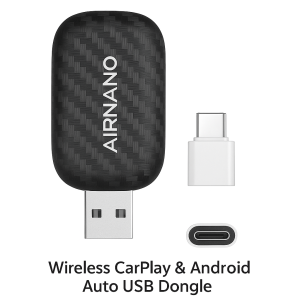 Airnano C-10 Wireless CarPlay & Android Auto USB Dongle